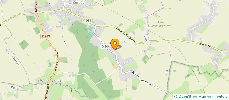 localisation de l'entreprise JDH  BERSEE