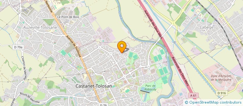 localisation de l'entreprise JDH à CASTANET-TOLOSAN