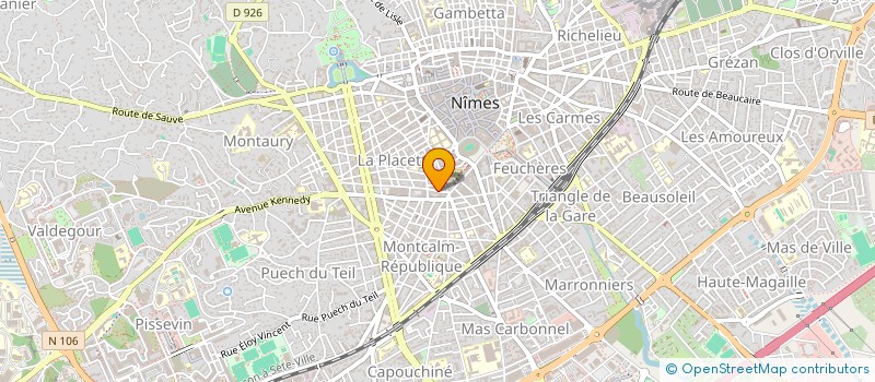 localisation de l'entreprise JDH DIFFUSION  NIMES