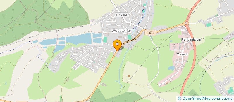 localisation de l'entreprise JDH UTILITAIRES  WOUSTVILLER