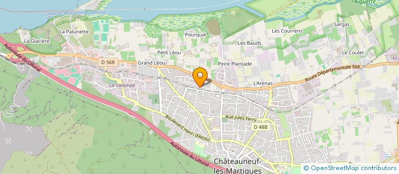 localisation de l'entreprise JDIGISOFT  CHATEAUNEUF-LES-MARTIGUES