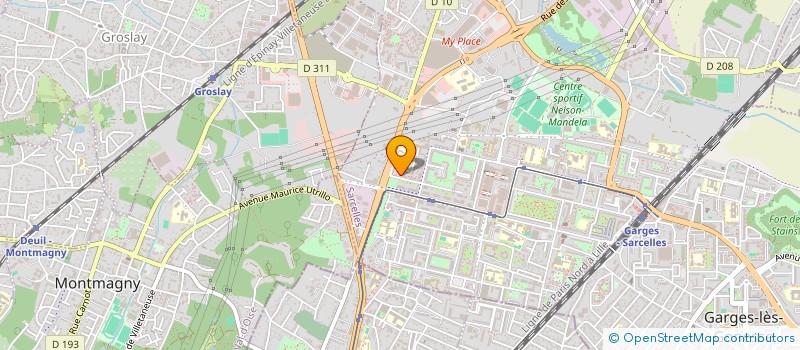 localisation de l'entreprise JDIMO à SARCELLES