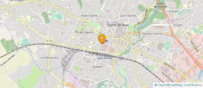 localisation de l'entreprise JDIP à SAINT-BRIEUC