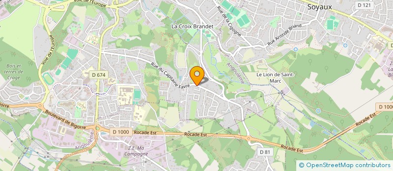 localisation de l'entreprise JDJ à ANGOULEME
