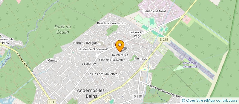 localisation de l'entreprise JDJ ANDERNOS  ANDERNOS-LES-BAINS