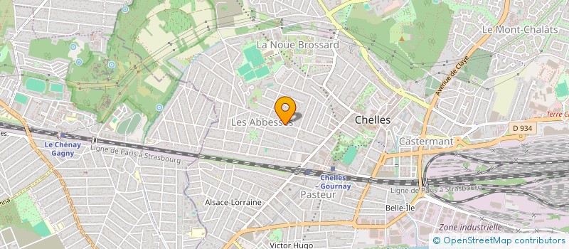 localisation de l'entreprise JDJ HOLDING à CHELLES