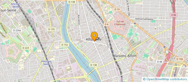 localisation de l'entreprise JDJ IMMO à ALFORTVILLE