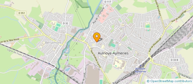 localisation de l'entreprise JDJ JEUNESSE DESTINATION JEUX à AULNOYE-AYMERIES