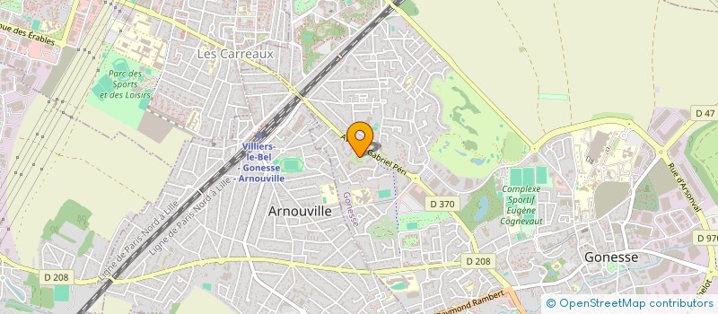 localisation de l'entreprise JDK (CHAUFFEUR PRIVE) à GONESSE