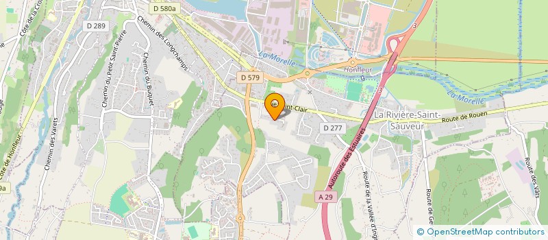 localisation de l'entreprise JDK CONSULTING  LA RIVIERE-SAINT-SAUVEUR