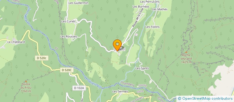 localisation de l'entreprise JDK SOLUTIONS  ENTRE-DEUX-GUIERS