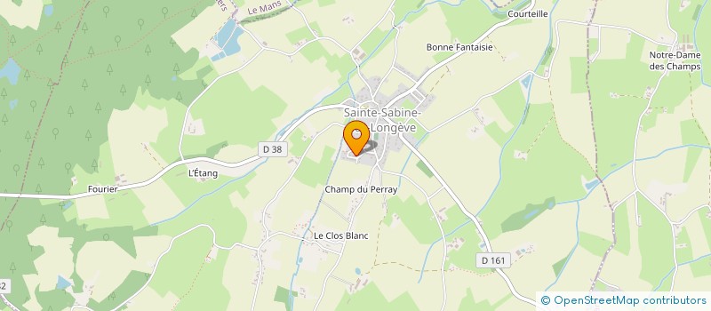 localisation de l'entreprise JDKL DIFFUSION  SAINTE-SABINE-SUR-LONGEVE