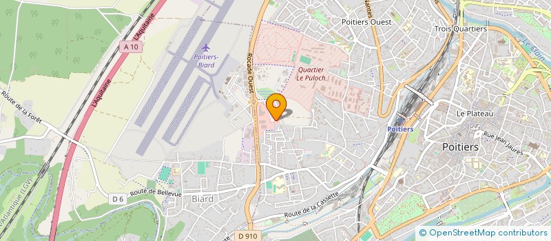 localisation de l'entreprise JDL à POITIERS
