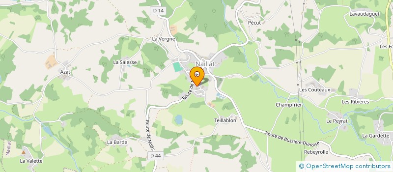 localisation de l'entreprise JDL à NAILLAT