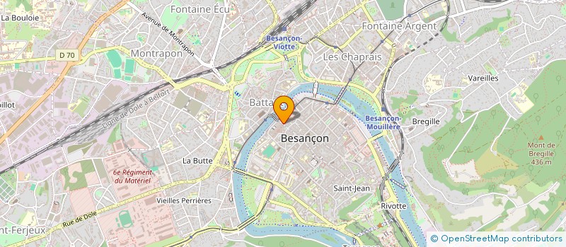 localisation de l'entreprise JDL BOUGIE  BESANCON