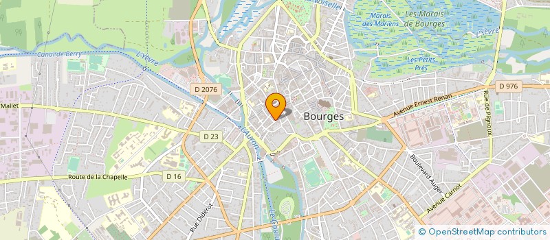 localisation de l'entreprise JDL DIFFUSION à BOURGES
