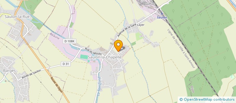 localisation de l'entreprise JDL IVA  SAULON-LA-CHAPELLE