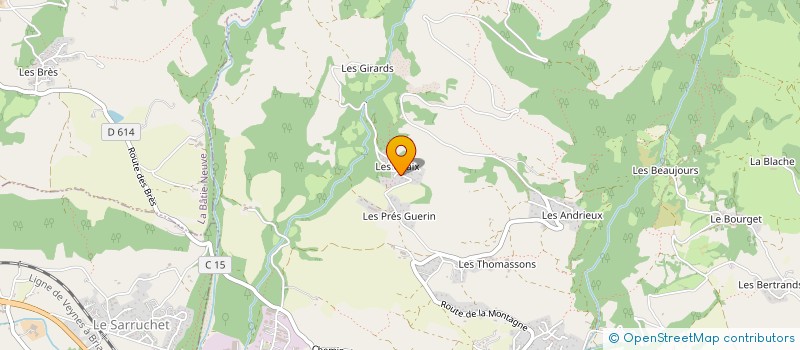 localisation de l'entreprise JDL SOLS  CHORGES