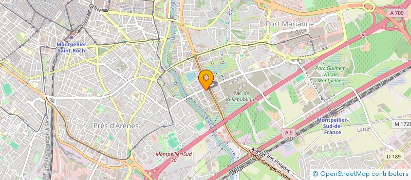 localisation de l'entreprise JDLF  MONTPELLIER