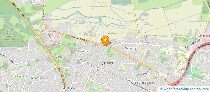 localisation de l'entreprise JDM  EYSINES