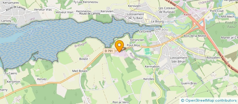 localisation de l'entreprise JDM à ROSNOEN