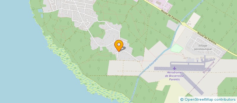 localisation de l'entreprise JDM  BISCARROSSE