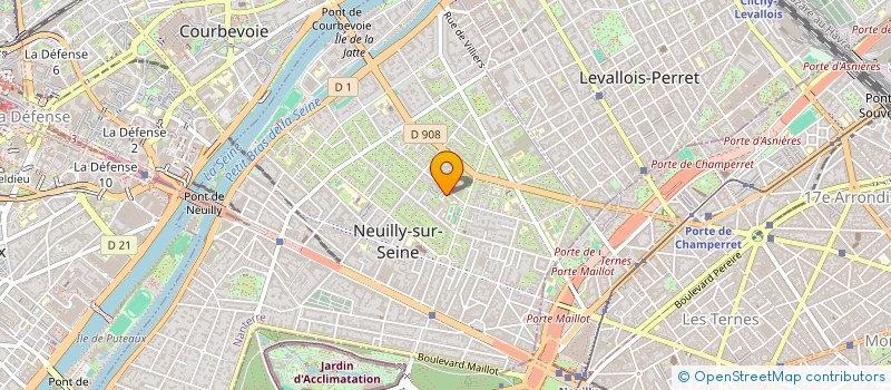 localisation de l'entreprise JDM à NEUILLY-SUR-SEINE