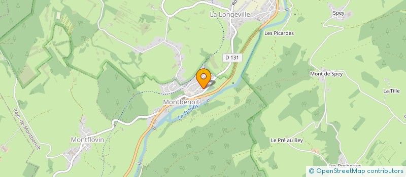 localisation de l'entreprise JDM  MONTBENOIT