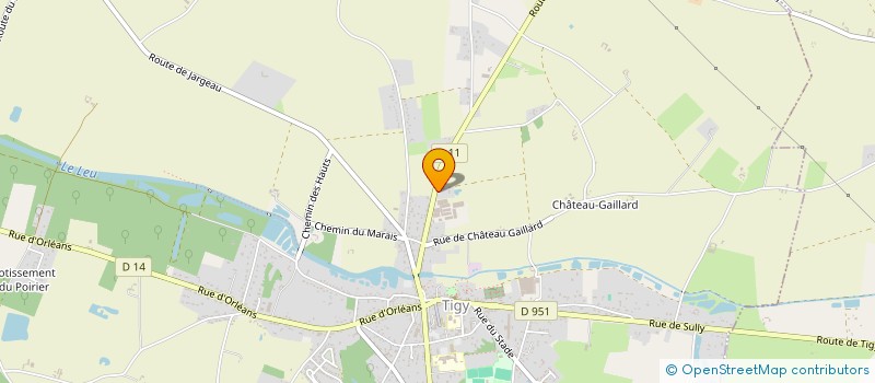 localisation de l'entreprise JDM à TIGY