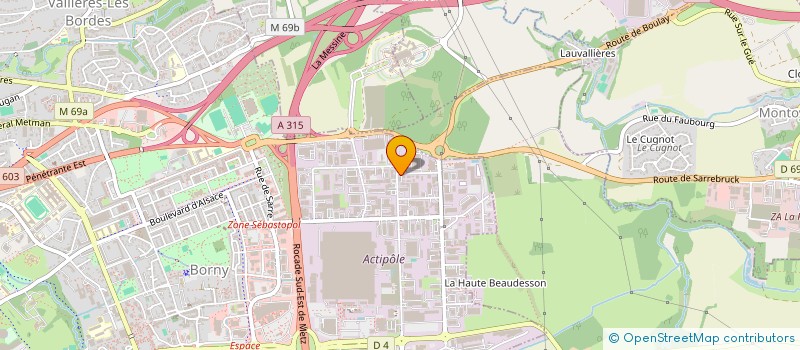 localisation de l'entreprise JDM CARS ET TIRES  METZ