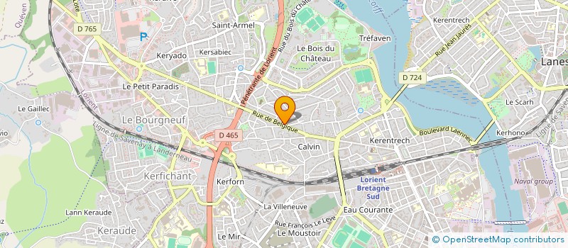 localisation de l'entreprise JDM CONCEPT  LORIENT