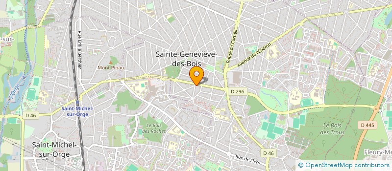 localisation de l'entreprise JDM CONSTRUCTIONS à SAINTE-GENEVIEVE-DES-BOIS