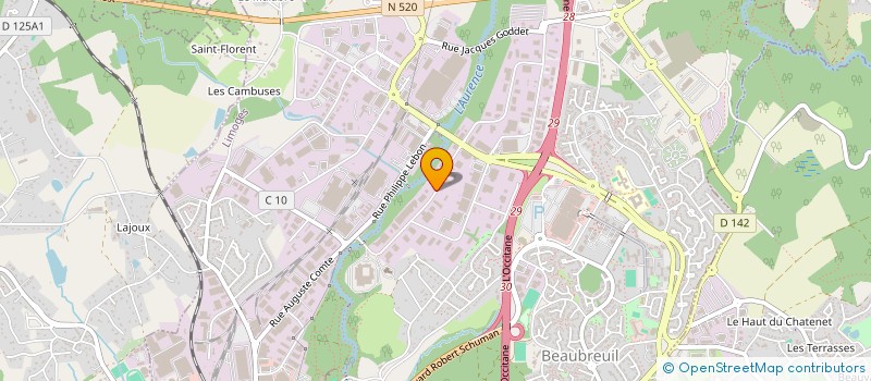 localisation de l'entreprise JDM FINANCES à LIMOGES