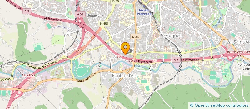 localisation de l'entreprise JDM MACONNERIE à AIX EN PROVENCE