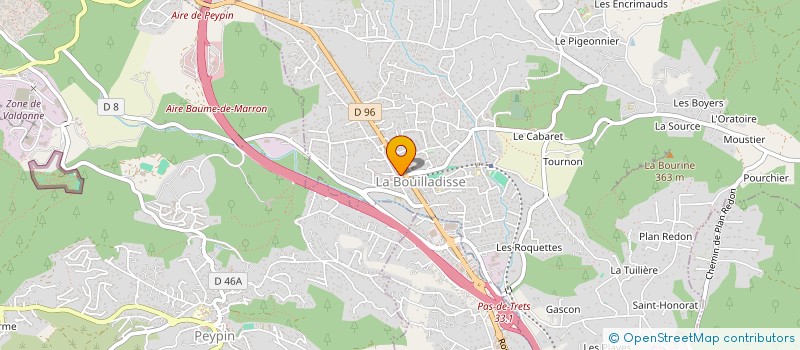localisation de l'entreprise JDM PLOMBERIE à ROQUEVAIRE