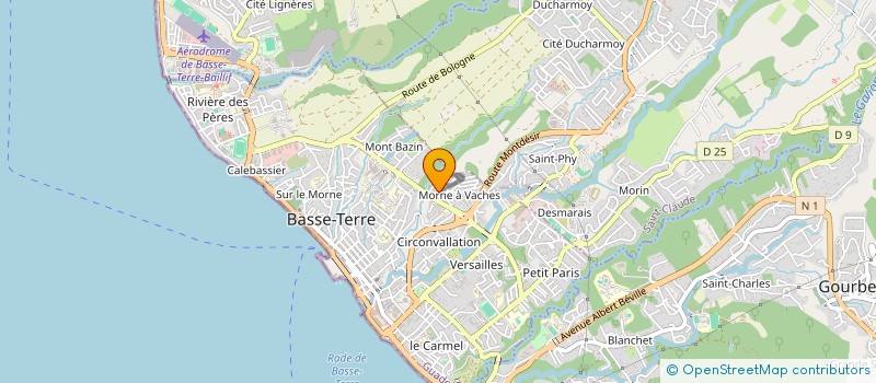 localisation de l'entreprise JDM SERVICES 97X  BASSE-TERRE