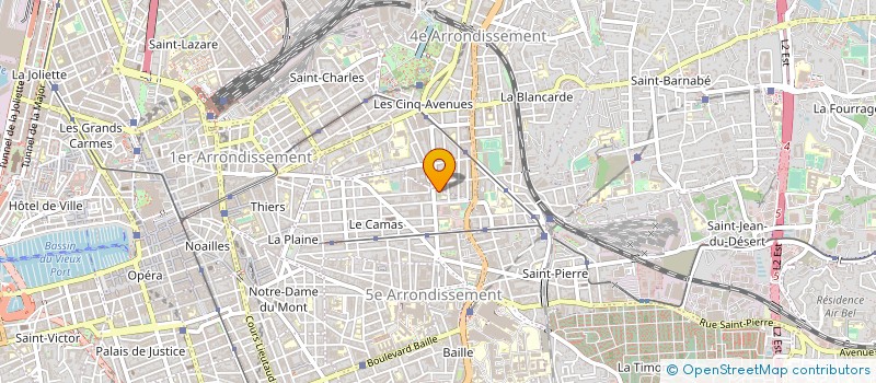 localisation de l'entreprise JDM SPORT à MARSEILLE