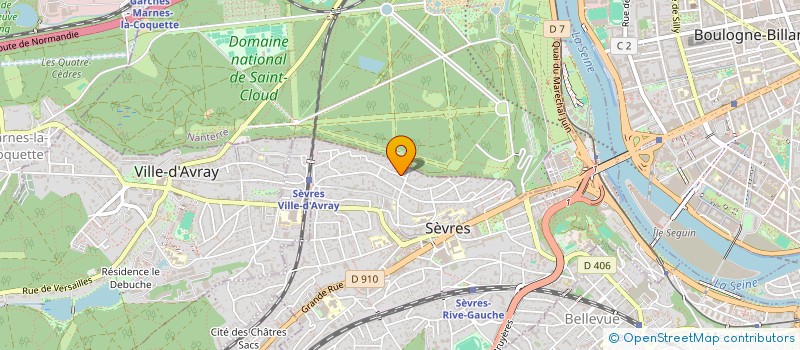 localisation de l'entreprise JDM TRANSPORTS à SEVRES