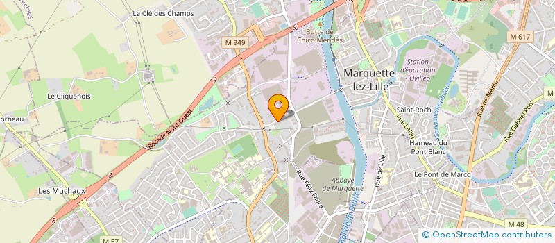 localisation de l'entreprise JDME  MARQUETTE-LEZ-LILLE