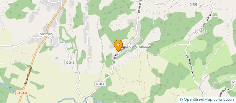 localisation de l'entreprise JDMETAL 40  LABASTIDE-CHALOSSE