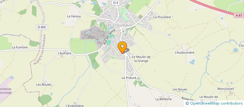 localisation de l'entreprise JDMI à AUBIGNY-LES CLOUZEAUX