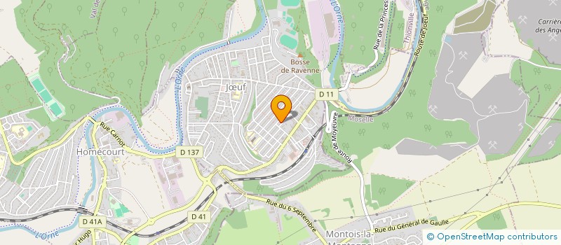 localisation de l'entreprise JDMK  JUF