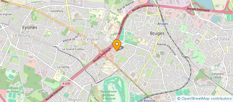 localisation de l'entreprise JDML33  BRUGES