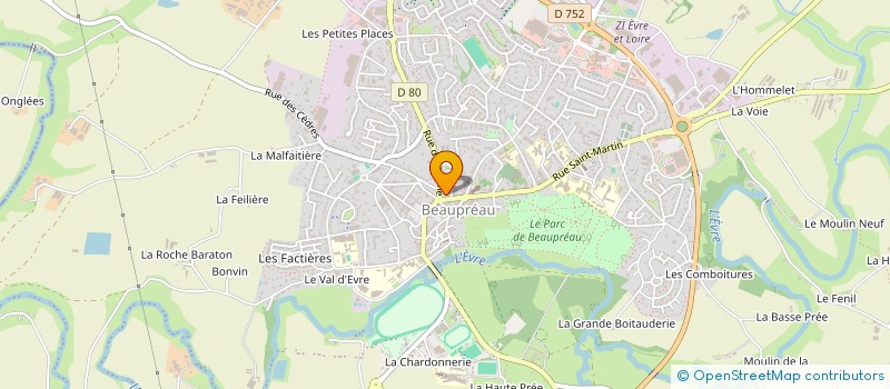 localisation de l'entreprise JDMN à BEAUPREAU-EN-MAUGES