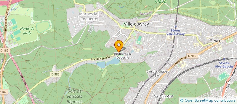 localisation de l'entreprise JDMT  VILLE D AVRAY