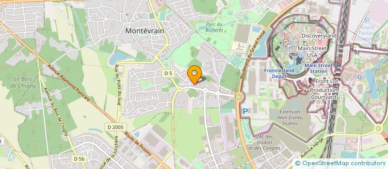 localisation de l'entreprise JDN HOLDING à MONTEVRAIN