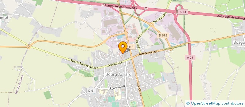 localisation de l'entreprise JDNT à BOURG-ACHARD