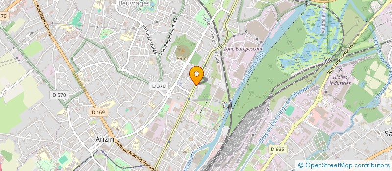 localisation de l'entreprise JDO LILLE  ANZIN