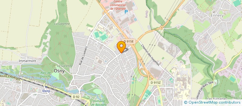 localisation de l'entreprise JDP  OSNY