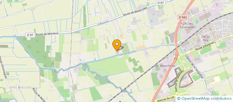 localisation de l'entreprise JDP PLANTS à MONTEUX